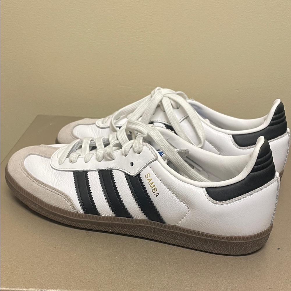 Adidas Samba White Black Sneakers